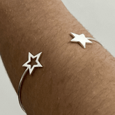 Bracelete 2 estrelas - Kalon Joias