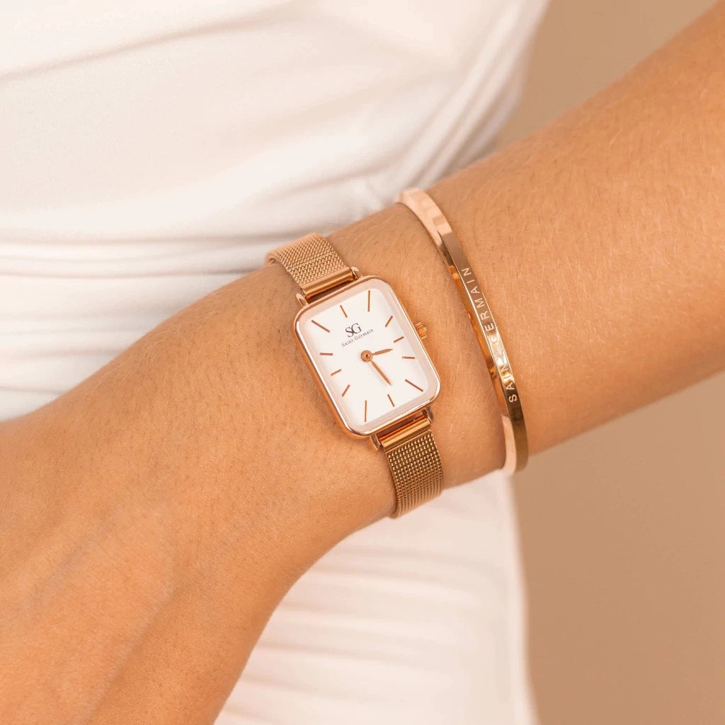 Relógio Feminino Square Nolita Rosé Gold - Kalon Joias